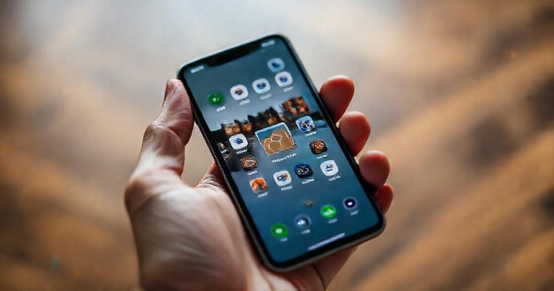 A gallery saved to the phone home screen with its own icon
