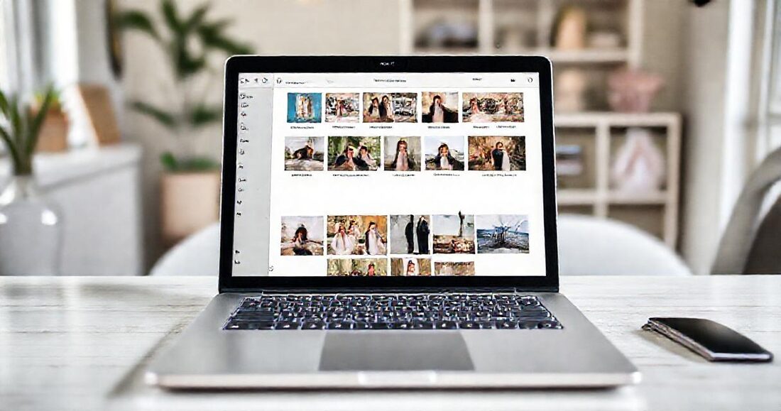 Organising wedding photos into subfolders before sharing